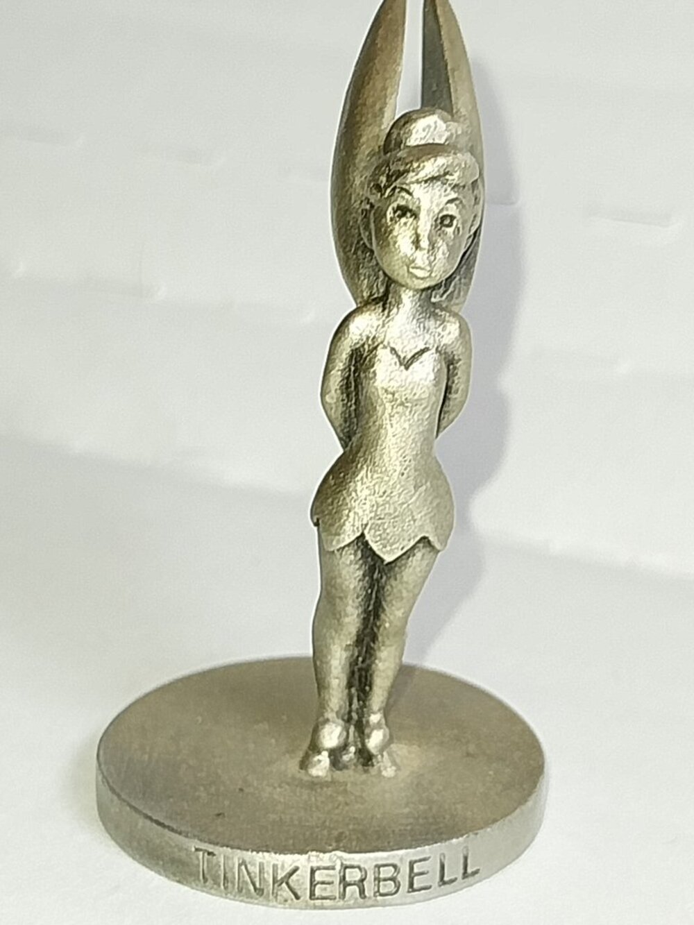 Vintage Disney Pewter Tinkerbell Miniature Figurine